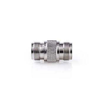 Nedis Satellite & Antenn Adapter | N Hona | N Hona | Nickelplaterad | 75 Ohm | Rak | Metall | Silver | 10 st. | Plastpåse