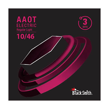 BlackSmith AANW-1046-3P el-gitarr-strängar, 010-046 (3 SET)