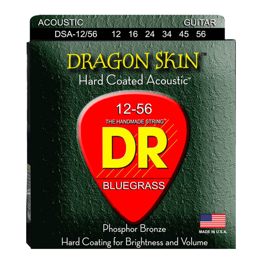 DR Strings DSA-12/56 Dragon skin western-gitarrsträngar, 012-056