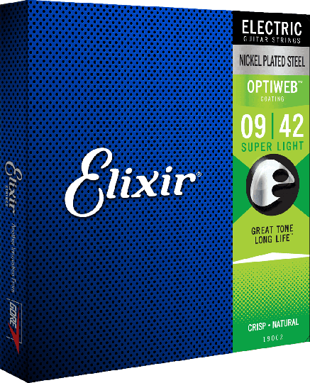 Elixir Optiweb gitarrsträngar (Super Light 09-42)