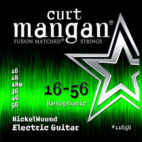 Curt Mangan 11656 Nickel Wound el-gitarr strängar 016-056