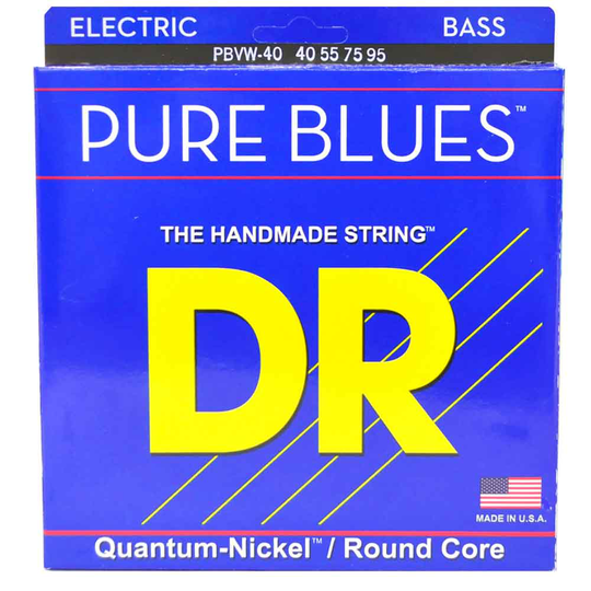DR Strings PBVW-40 Pure blues bassträngar, 040-095
