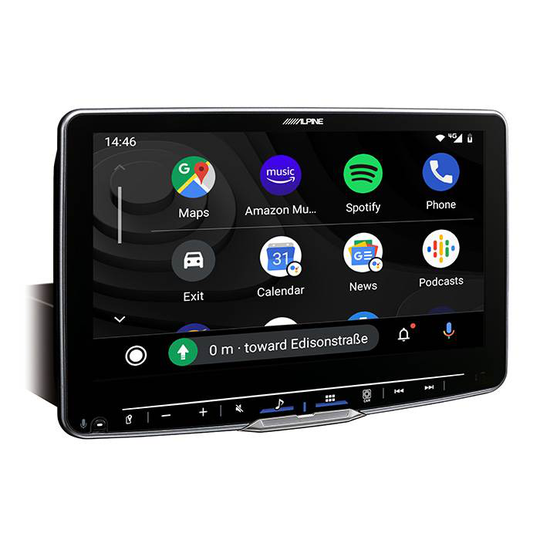Alpine HALO9 ILX-F905D V2 - Trådlöst Carplay, Android, Bluetooth