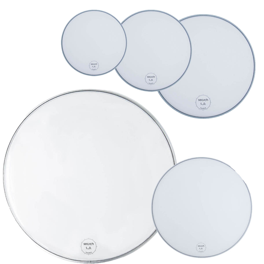 Search S10D5 Clear (10"+12"+14"+14"+22") trumskinns paket