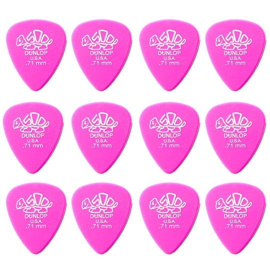 Dunlop Delrin 500 0,71 mm plektrum (12 st.)