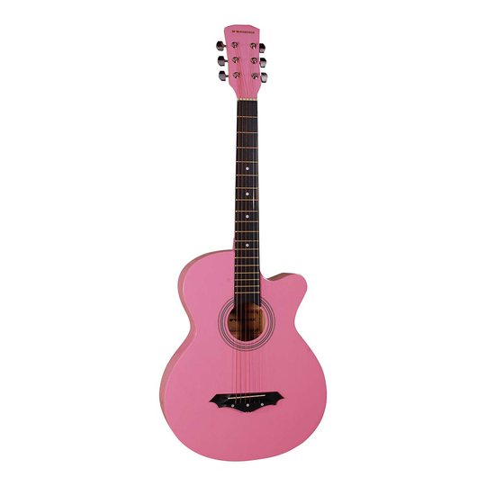 Norfolk STARTER PK stålsträngad gitarr pink