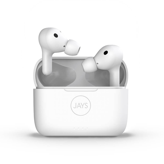 JAYS Hörlur t-Seven TWS Trådlös In-Ear Vit ANC