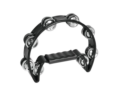 DiMavery TN-2 Tambourine Plastic, Svart