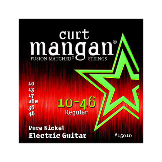 Curt Mangan 15010 Pure Nickel el-gitarr-strängar 010-046