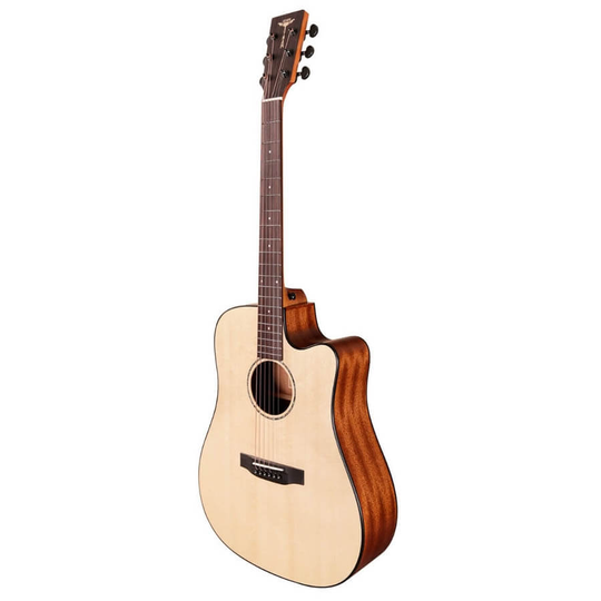 Tyma D-3CE NS western-gitarr natur