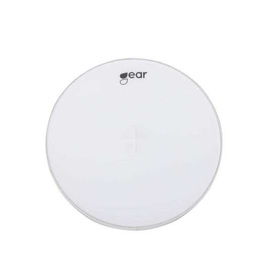 GEAR Trådlös QI Laddare 220V 5W 1A Vit