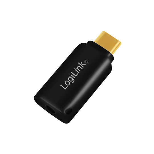 LogiLink: USB-C 3,5mm-ljudadapter m DAC