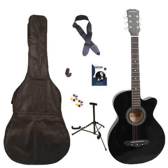 Norfolk STARTER BK western-gitarr paket. svart