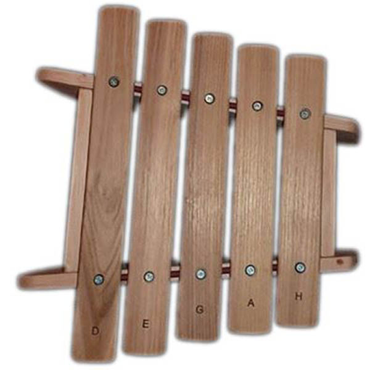 Trommus Marimba D, 5 toner