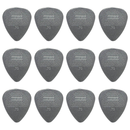 Dunlop Nylon Max Grip Standard 0,73 mm plektrum (12 st.)