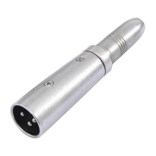 Omnitronic 30226500 jack(hun) til XLR(han) adapter