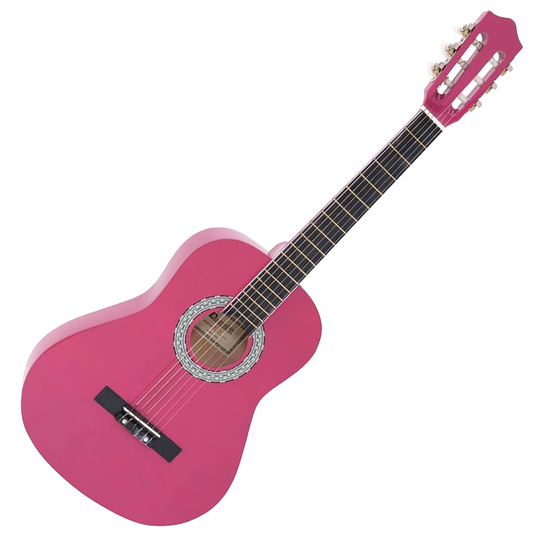 DiMavery AC-303 Klassisk spansk gitarr 3/4, rosa