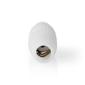 Nedis Satellite & Antenn Adapter | IEC (Koax) Hona | IEC (Koax) Hona | Nickelplaterad | 75 Ohm | Rak | Plast | Vit | 1 st. | Window Box med Euro Lock