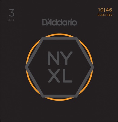 Daddario NYXL Gitarrsträng (10-46) 3-pack
