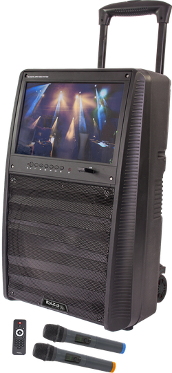 Karaoke anläggning med TFT-skärm, Bluetooth och mikrofoner