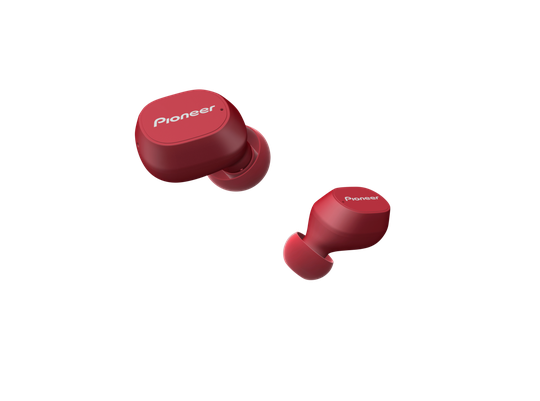 Pioneer SE-C5TW-R In-Ear Bluetooth-hörlurar, röda