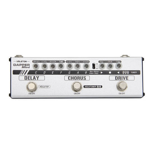 Valeton MES-1 Dapper Mini multieffekt för elgitarr