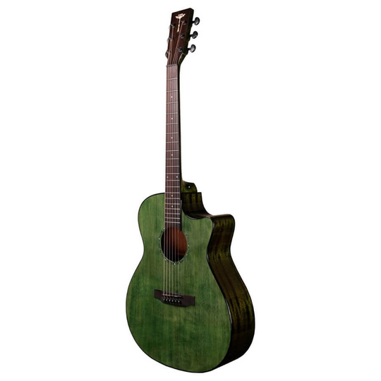 Tyma G-3E CG western-gitarr green
