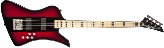 Jackson X Series Signature David Ellefson Kellyª Bird IV Bass - röd rand