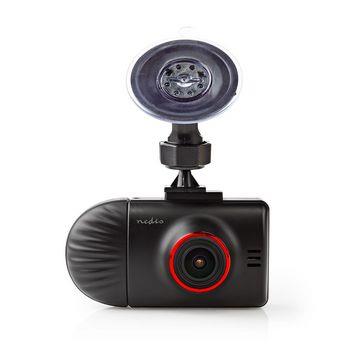 Nedis Dash Cam | 1440P@30fps | 12.0 MPixel | 2.31 " | LCD | Två kameror | Parkeringssensor | Rörelsedetektor | Nattläge | Röd / Svart