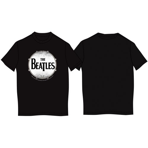 The Beatles: Unisex T-Shirt/Drum Skin (X-Large)