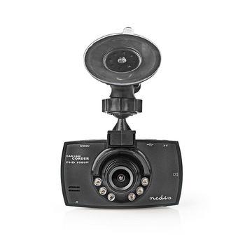 Nedis Dash Cam | 1080p@30fps | 12.0 MPixel | 2.7 " | LCD | Parkeringssensor | Rörelsedetektor | Mörkgrå