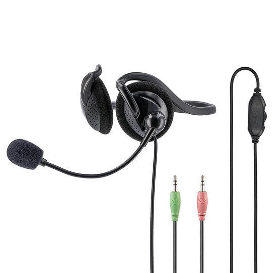 HAMA PC Office Headset NHS-P100 Stereo Neckband Svart