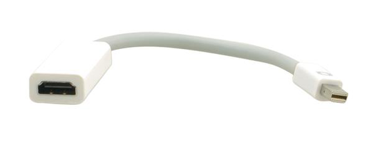 Kramer ADC-MDP/HF, Mini DisplayPort (Male) - HDMI (Female), 15cm