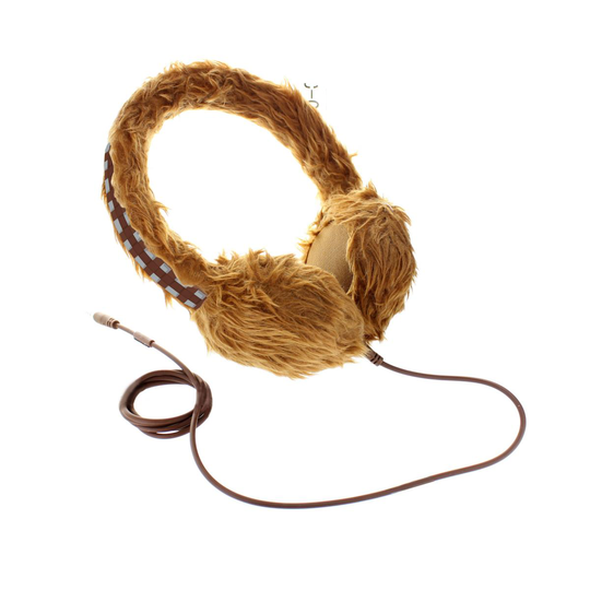 STAR WARS Hörlur Wookiee On-Ear Pälsklädd Brun