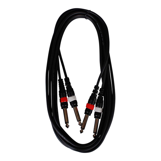 HiEnd 2 x jack till 2 x jack kabel 3 meter