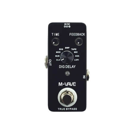 M-vave Dig Delay gitarr-effekt-pedal