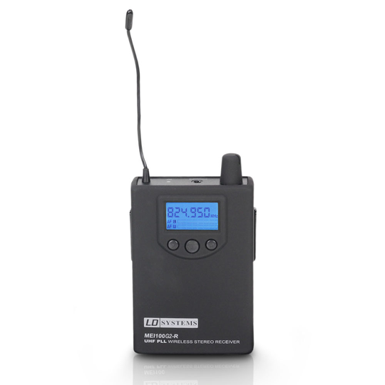 LD Systems -mottagare för MEI 100 G2 In-Ear Monitor