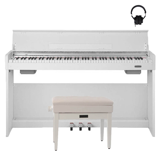 Nux WK-310 WH el-piano paket, vit