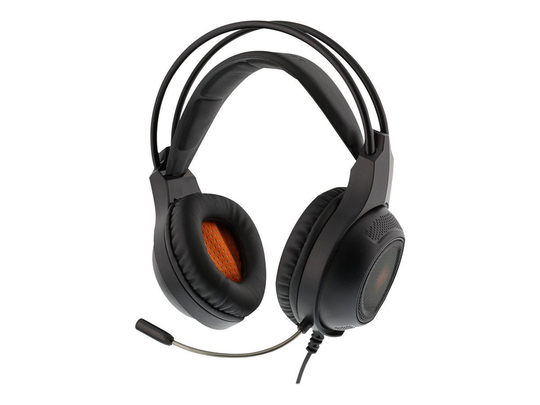 Deltaco DH210 Stereo headset, 2 x 3.5 mm, LED