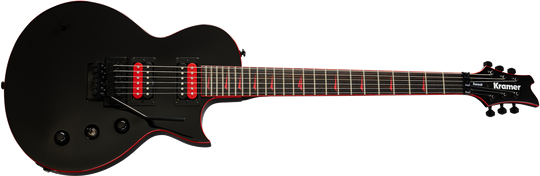Kramer Guitars Assault 220 elektrisk gitarr (svart)
