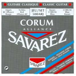Savarez 500ARJ Alliance Corum spansk gitarr strängar, mixed tension