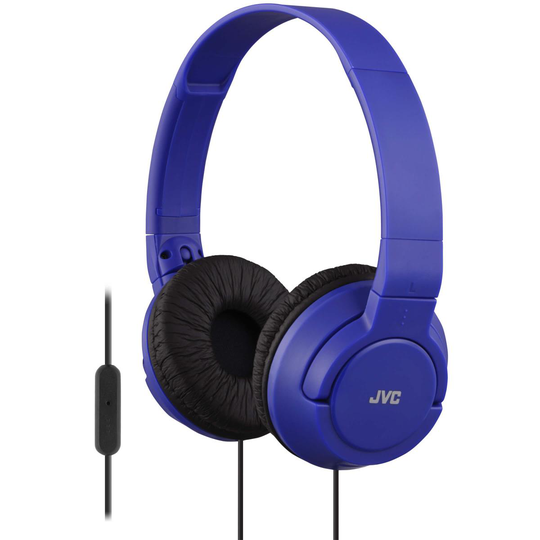 JVC Hörlur SR185 On-Ear Remote Mic Mörkblå