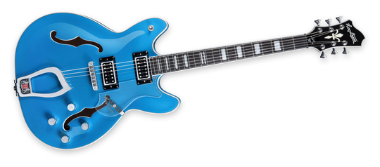 Hagstrom Viking Deluxe Custom - miami blue metallic