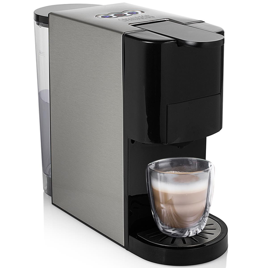 Princess: Multi Capsule Coffee Machine Steel 4-in-1