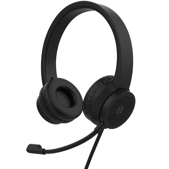 Celly: SWHeadset Stereo-headset 3,5 mm för PC/Mobil