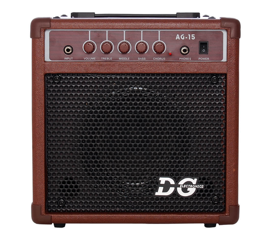 DG electronics AG-15 akustisk gitarrförstärkare