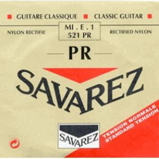 Savarez 521PR Corum E1 lös spansk gitarr-sträng, röd