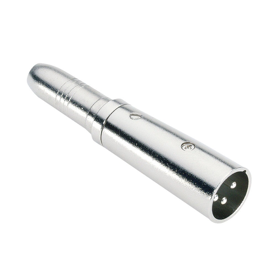 Adapter Audio Connector 6,3 mm Jack Stereo Hona till XLR Hane