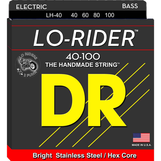 DR Strings LH-40 Lo-Rider bassträngar, 040-100