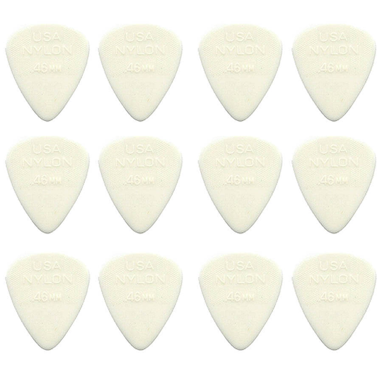 Dunlop Nylon Standard 0,46 mm plektrum (12 st.)